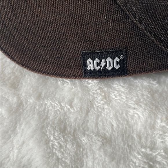 AC/DC Brown Cap with White Logo - Picture 2 of 4